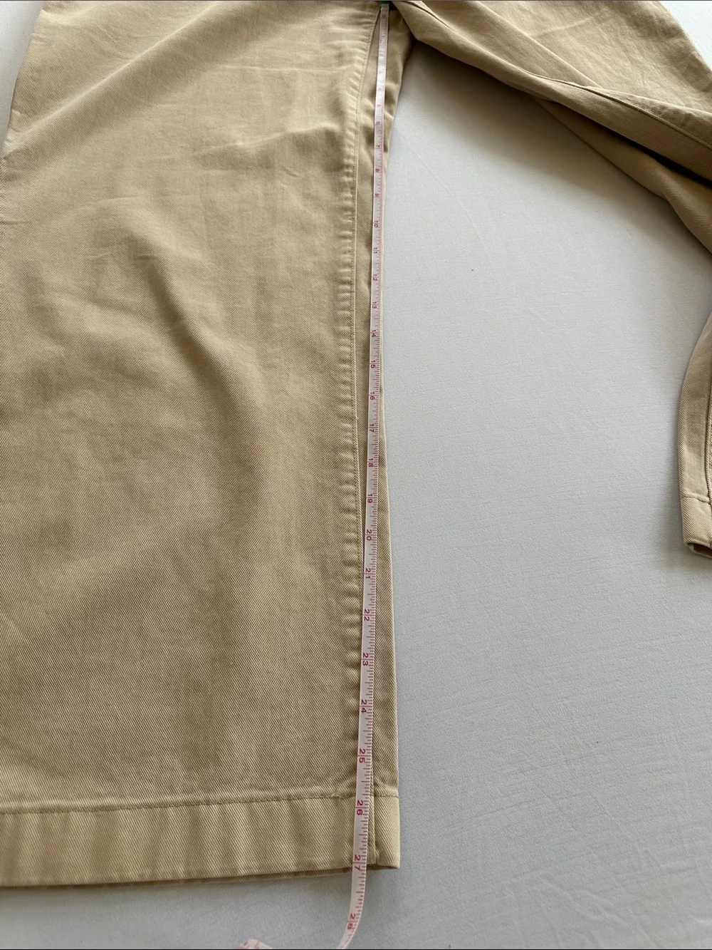 GAP Women’s Casual “Loose Khaki”Beige Cotton Chino Pants Size 12